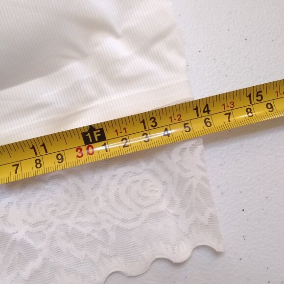 L/XL White Lace Boudoir Bralette w. Matching Floral Earrings! Feminine Seductive - Picture 9 of 14